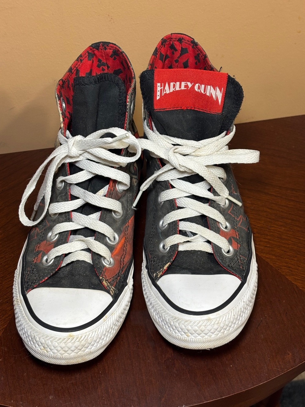 Converse Harley Quinn High Top Sneakers Men's 5 Women's 7